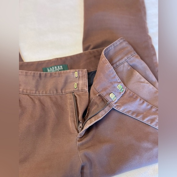 Ralph Lauren Women Dark Brown Chinos - Picture 10 of 10